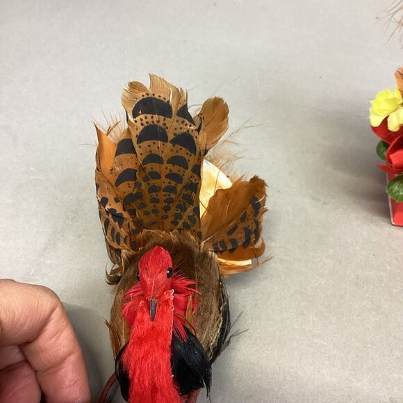 Lot Of 5 Miniature Turkey Decorations Figurines - Picture 5 of 16